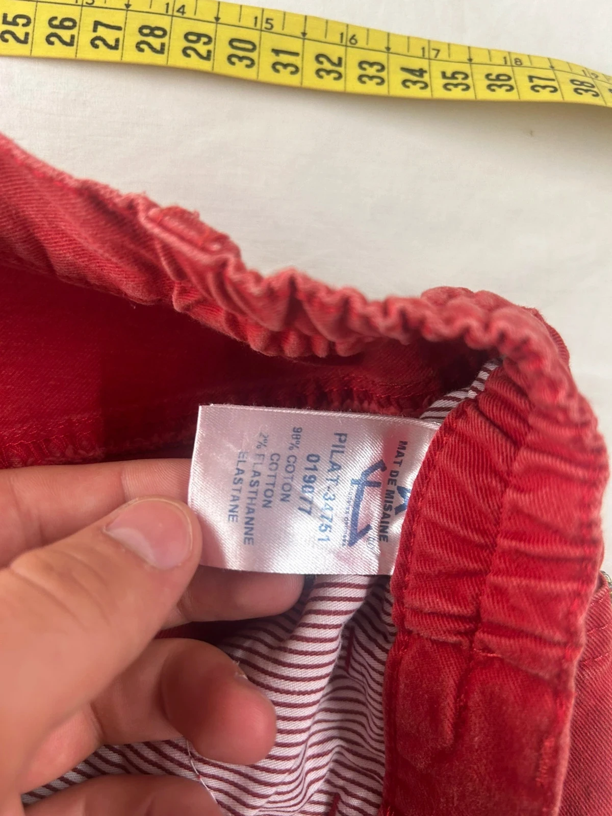 Mat de Misaine matte red skinny jeans size 38 – photo 10